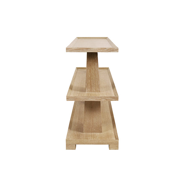 Lowen Console Cerused Oak
