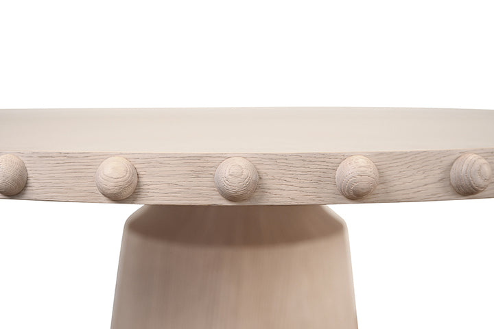 Lucian Round Dining Table White Oak