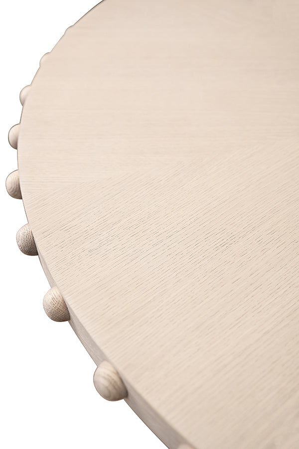 Lucian Round Dining Table White Oak
