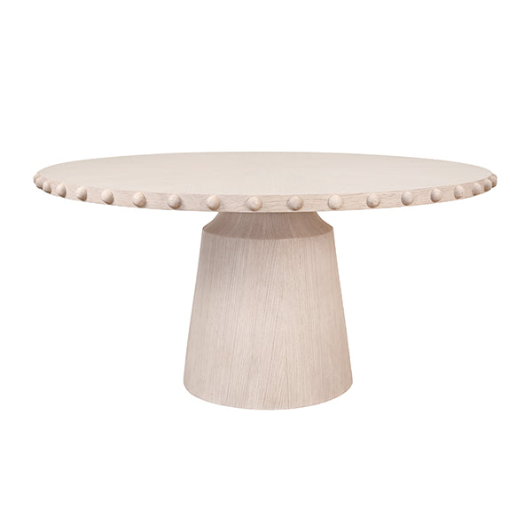 Lucian Round Dining Table White Oak