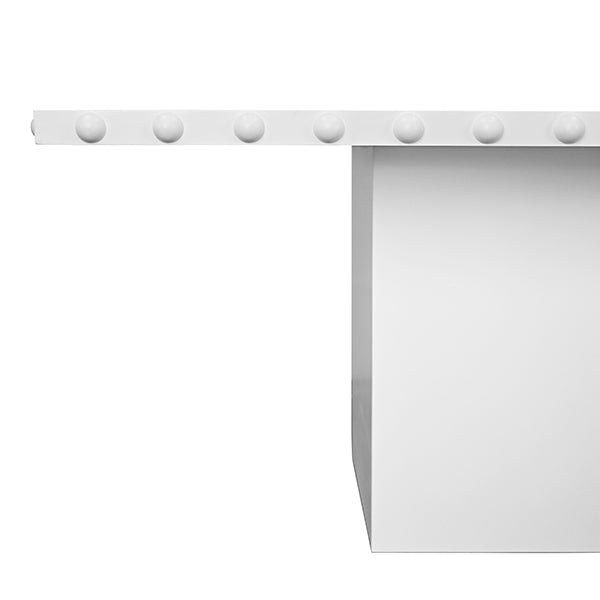 Lucian Rectangle Dining Table White Lacquer