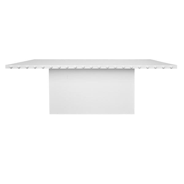 Lucian Rectangle Dining Table White Lacquer