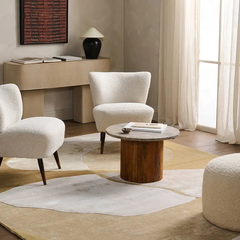 Layered Form Rug LYD01