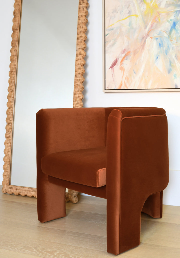 Lansky Dining Chair - Rust