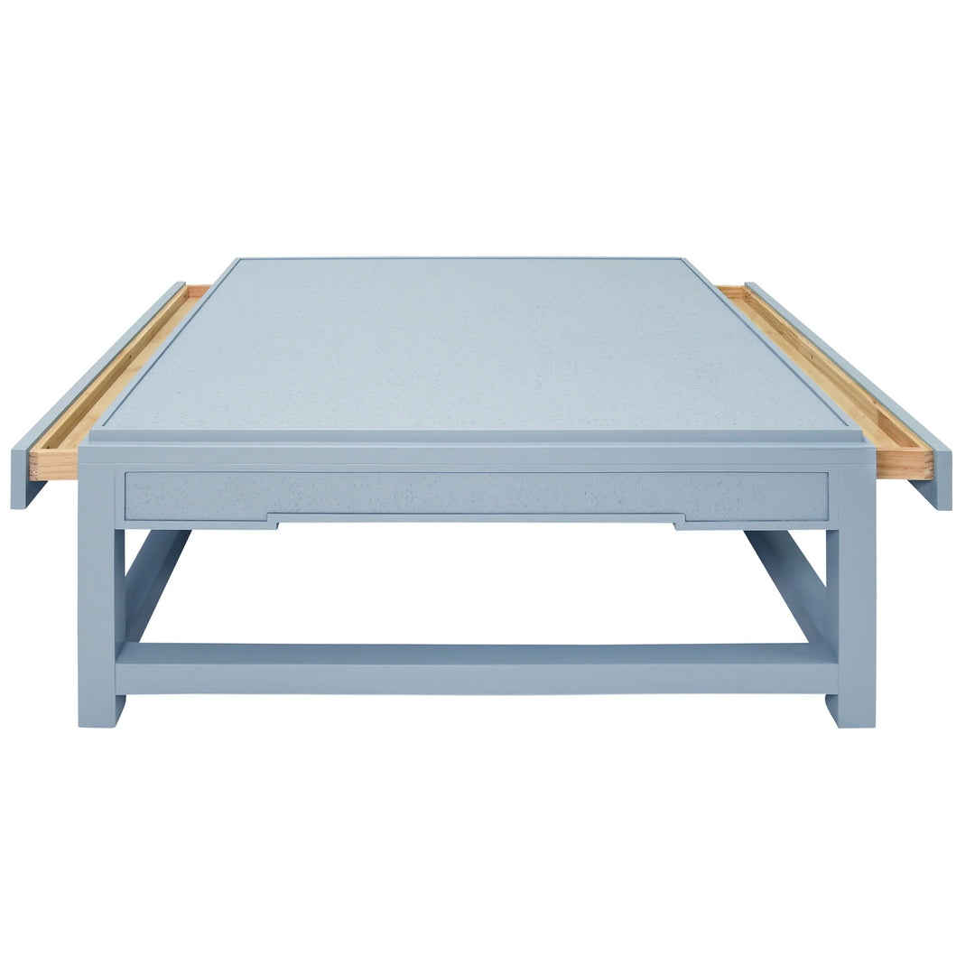 Locklin Coffee Table - Light Blue Lacquer