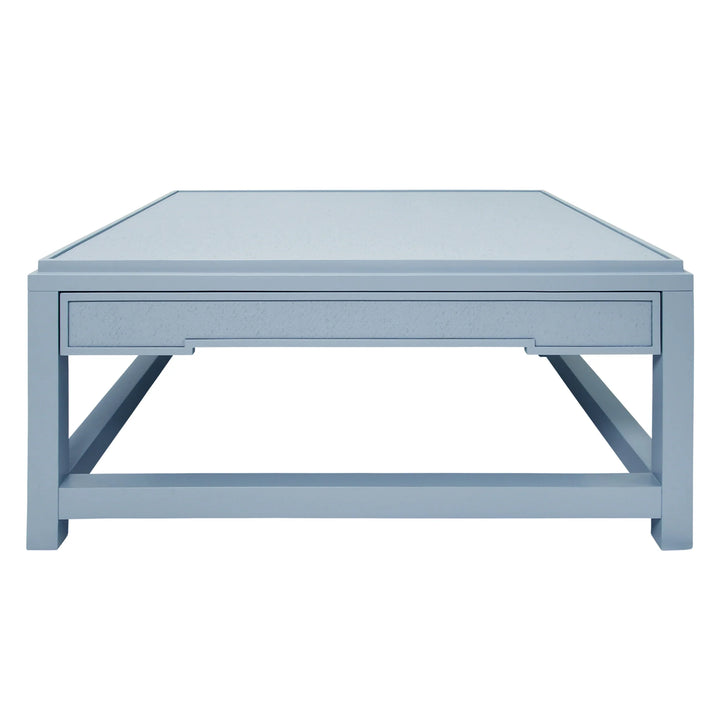 Locklin Coffee Table - Light Blue Lacquer