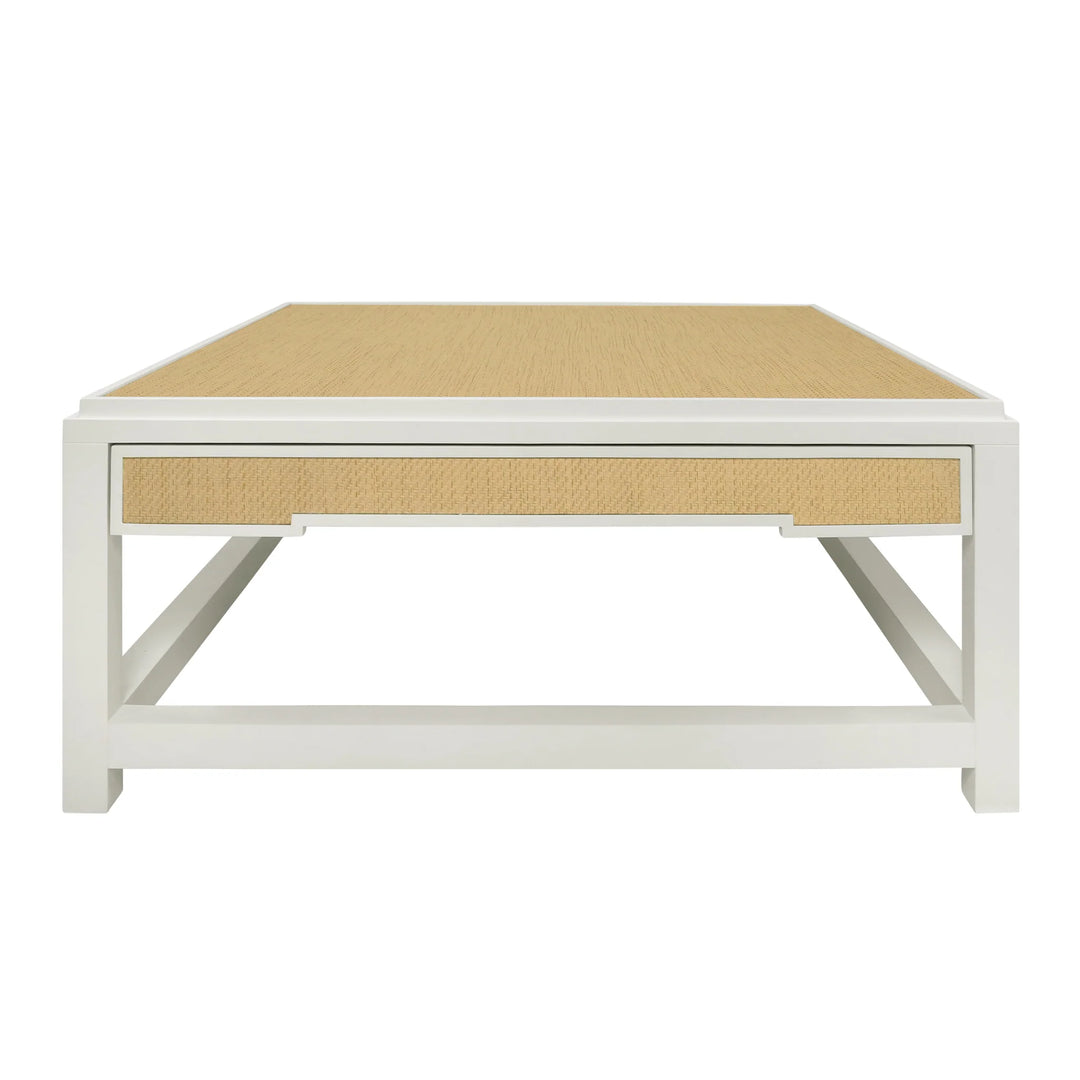 Locklin Coffee Table - White Lacquer