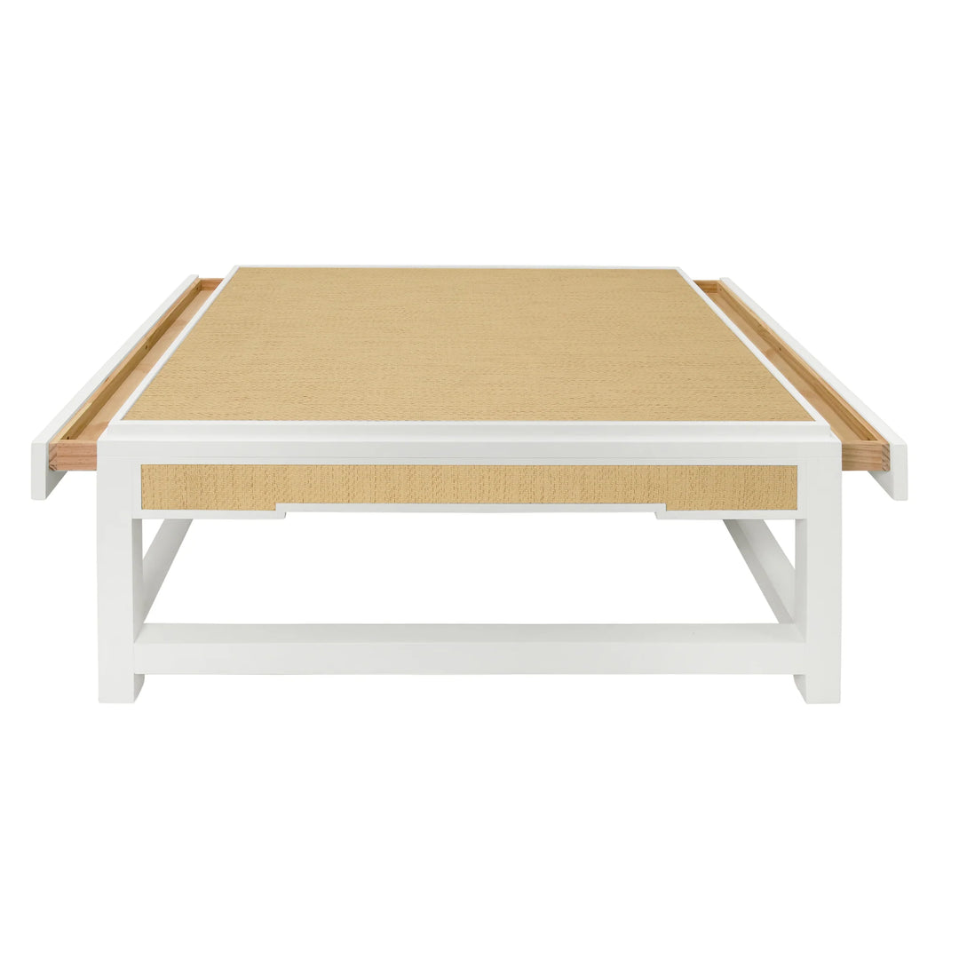 Locklin Coffee Table - White Lacquer