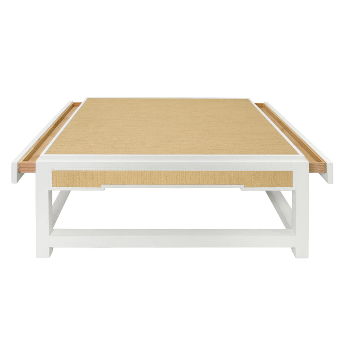 Locklin Coffee Table - White Lacquer