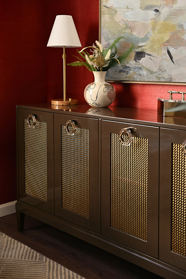 Marcella Buffet Cabinet Chocolate Brown