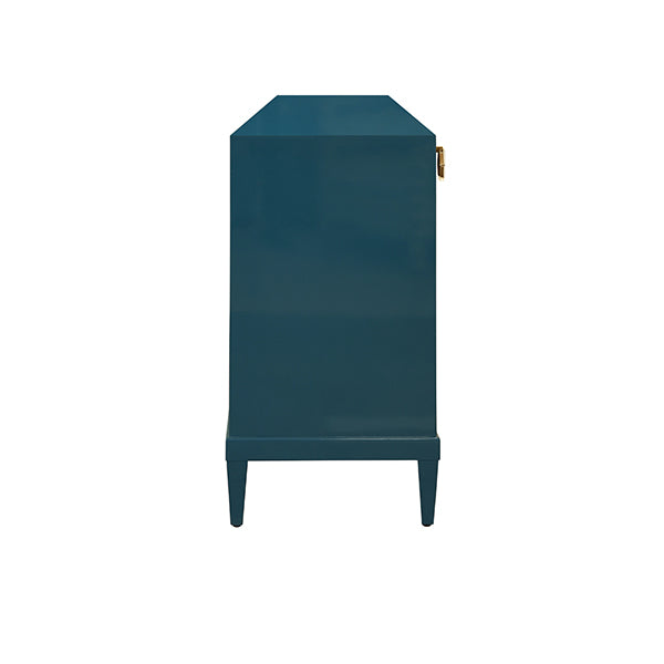 Marcella Buffet Cabinet Teal Lacquer