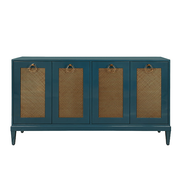 Marcella Buffet Cabinet Teal Lacquer