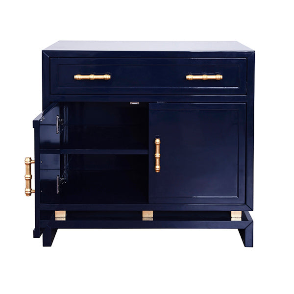 Marcus. Side Table - Navy