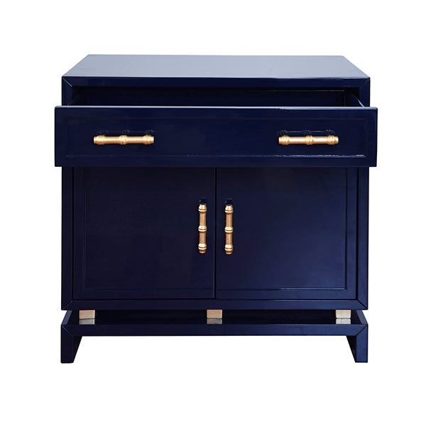Marcus. Side Table - Navy