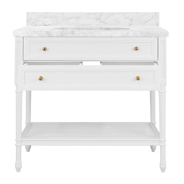 Martha Bath Vanity 36.5" White