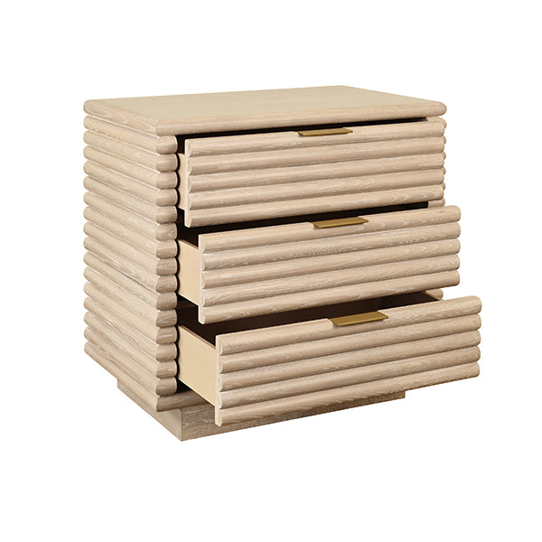 Mateo Side Table Cerused Oak