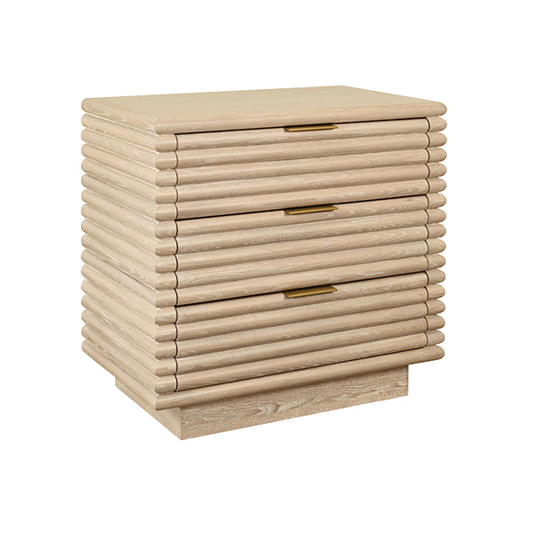Mateo Side Table Cerused Oak