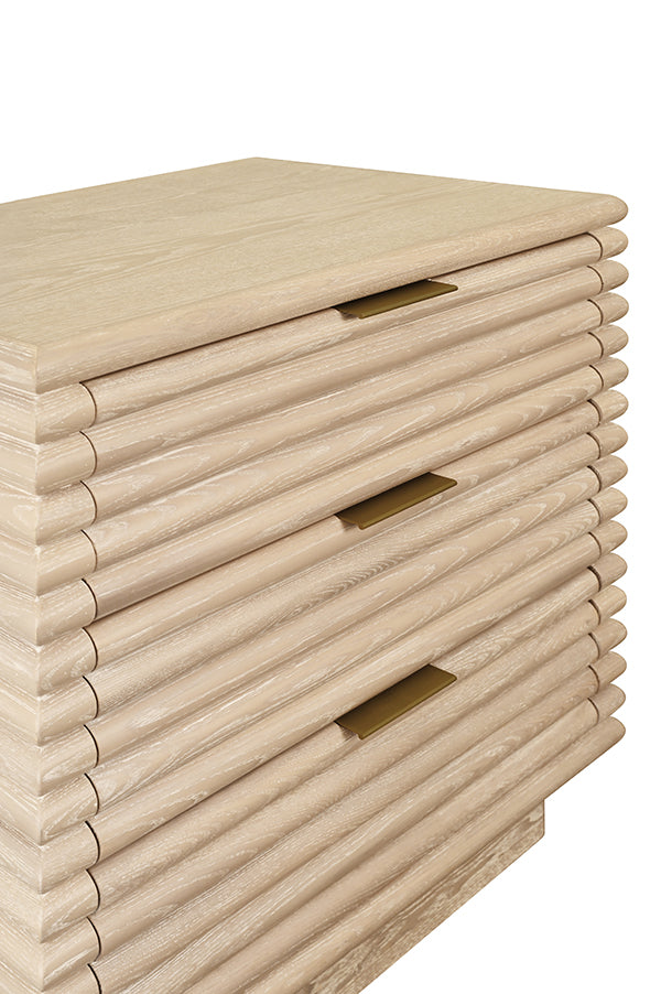 Mateo Side Table Cerused Oak