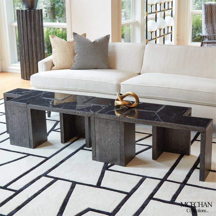 T-Flex Table-Black Cerused Oak