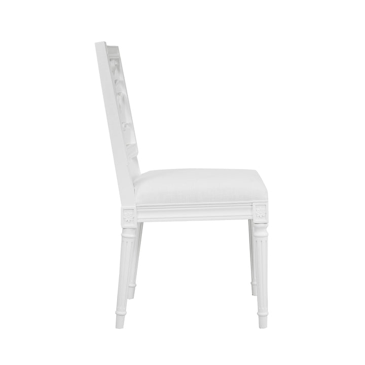 Mckay Dining Chair - White Lacquer
