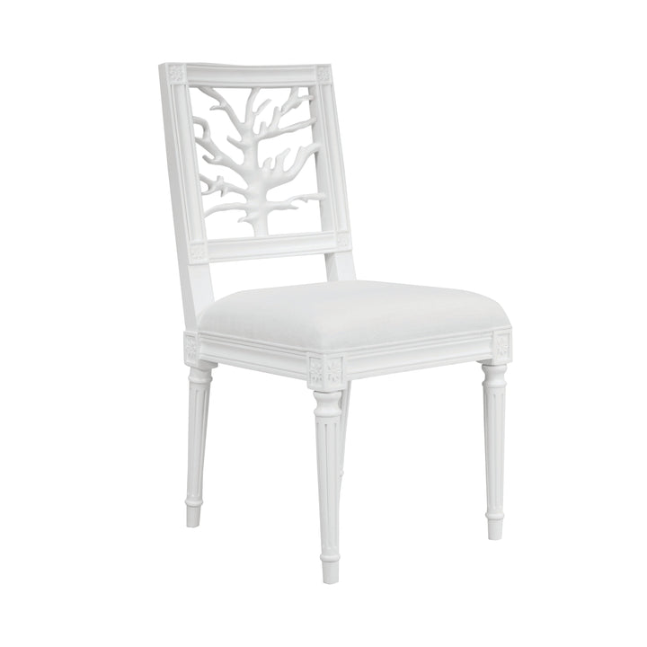 Mckay Dining Chair - White Lacquer