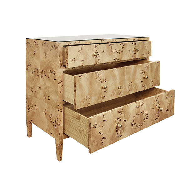 Michelle Chest - Burl Wood