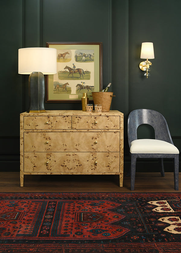 Michelle Chest - Burl Wood