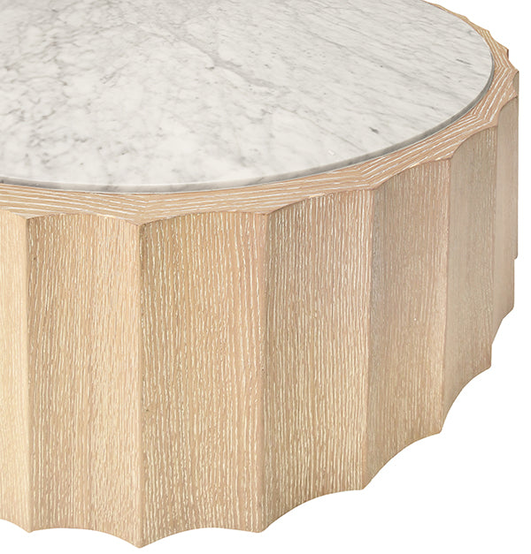 Moore Coffee Table - Cerused Oak