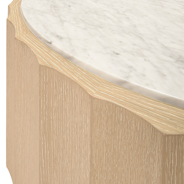Moore Coffee Table - Cerused Oak