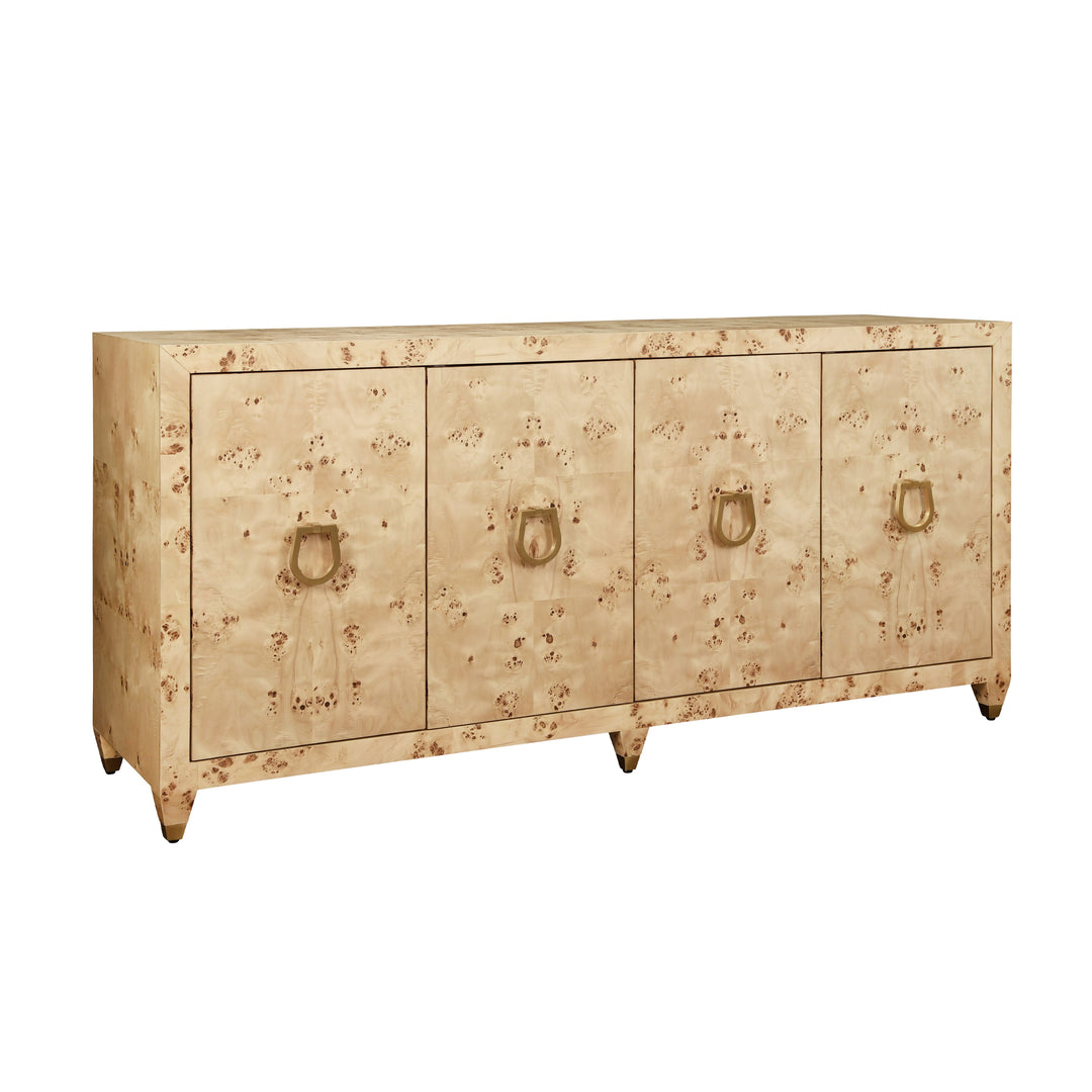 Mulligan Cabinet Burl Wood