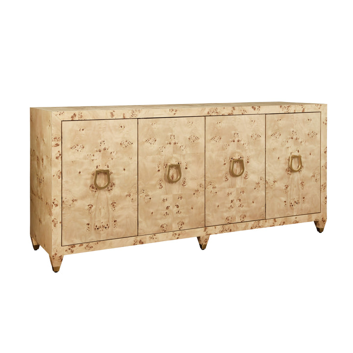 Mulligan Cabinet Burl Wood