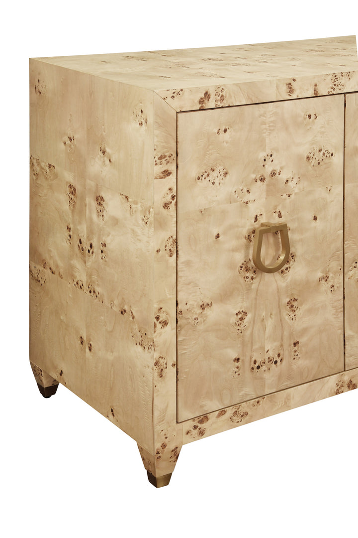 Mulligan Cabinet Burl Wood