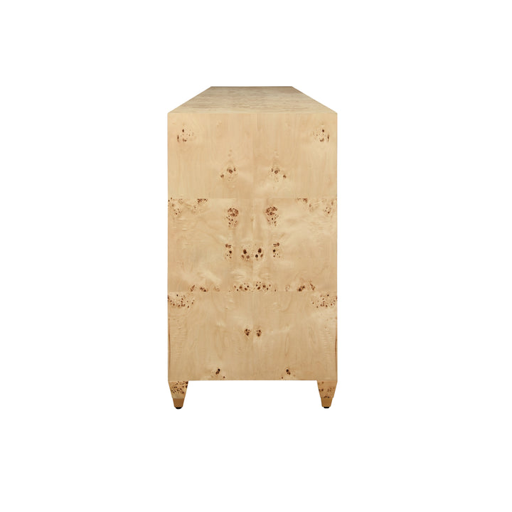 Mulligan Cabinet Burl Wood