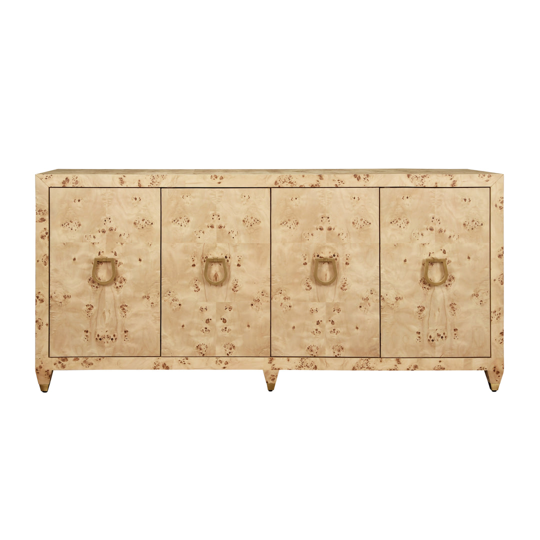 Mulligan Cabinet Burl Wood