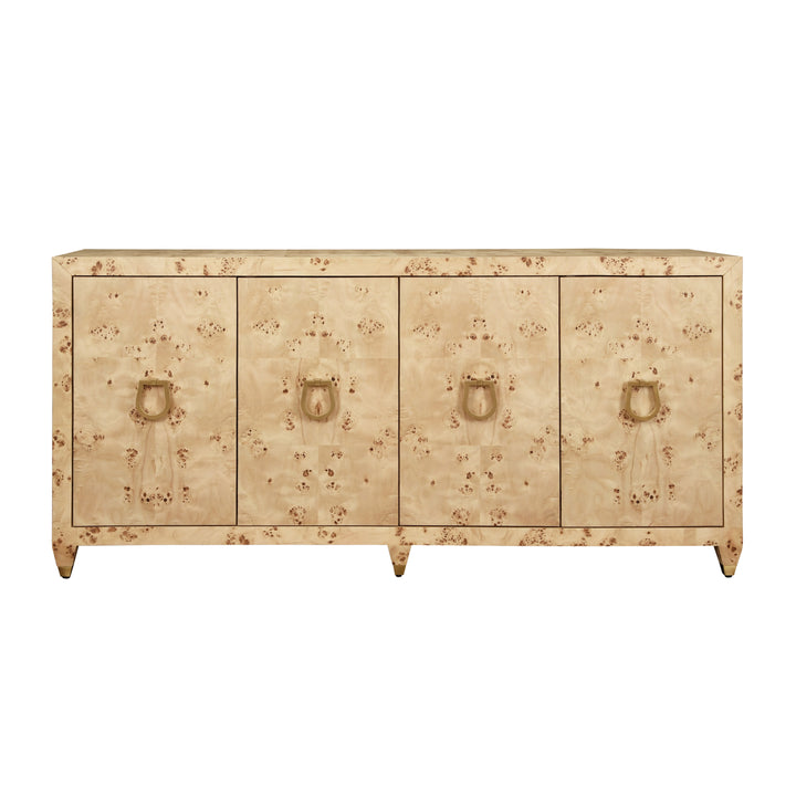 Mulligan Cabinet Burl Wood