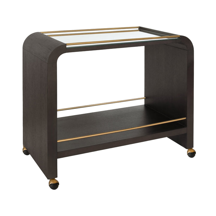 Myer Bar Cart - Expresso Oak