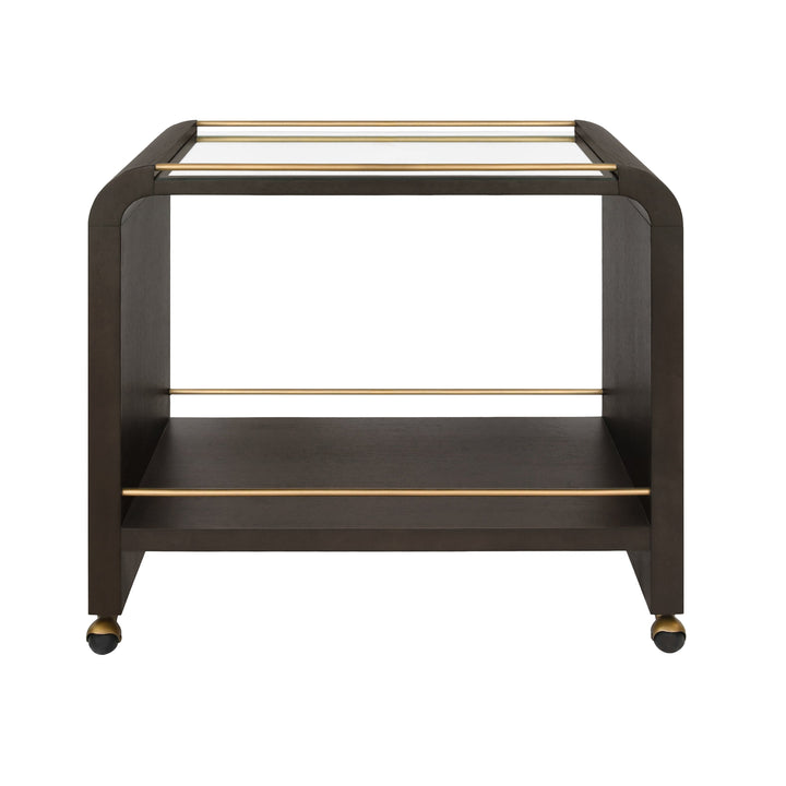 Myer Bar Cart - Expresso Oak