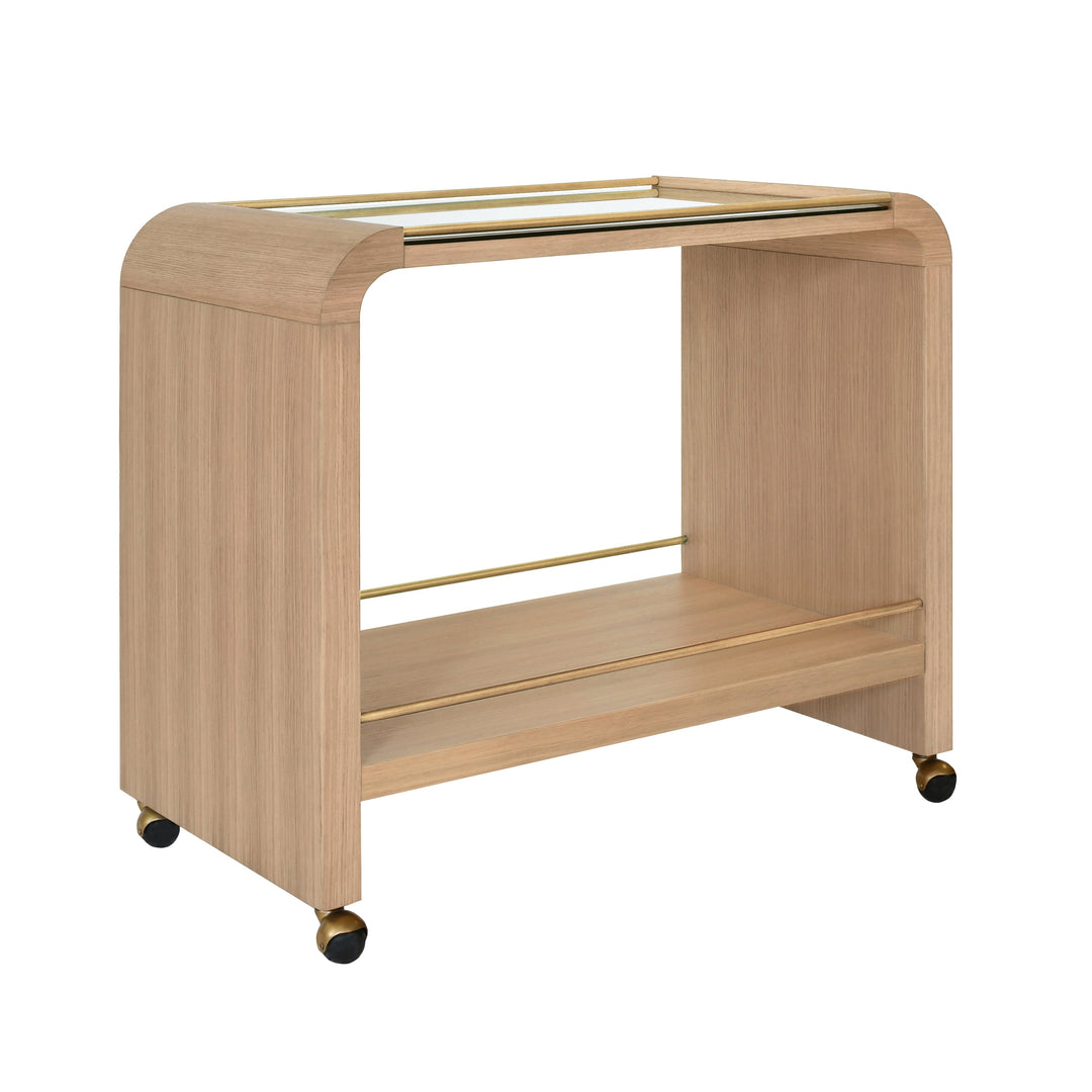 Myer Bar Cart - Natural Oak