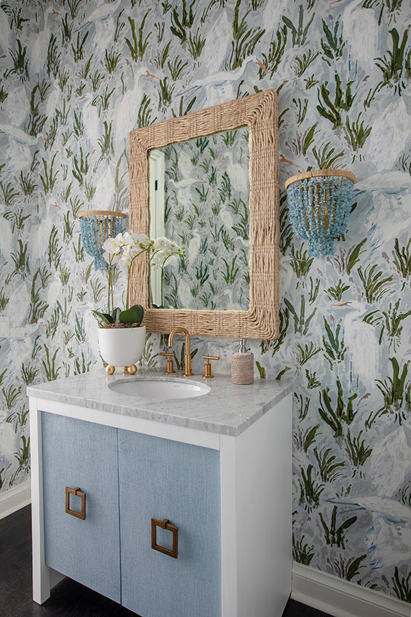 April Bath Vanity - Light Blue