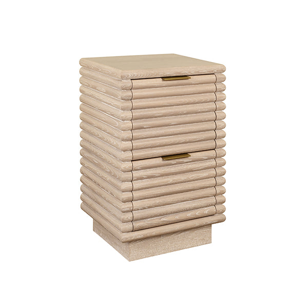 Nayla Side Table Cerused Oak