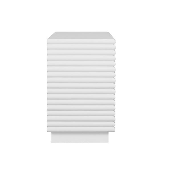Nayla Side Table White