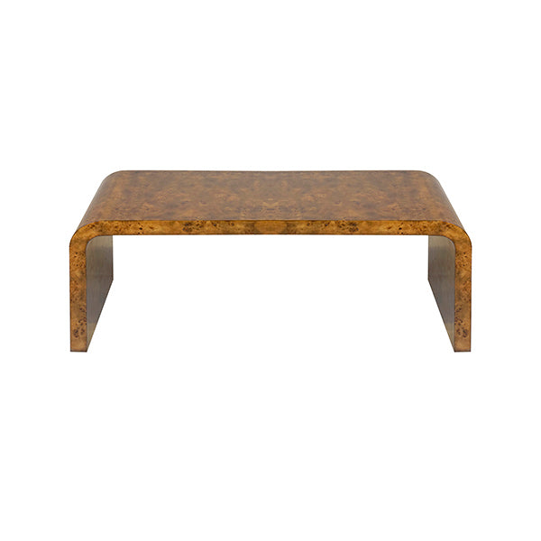 Newbury Coffee Table - Dark Burl Wood