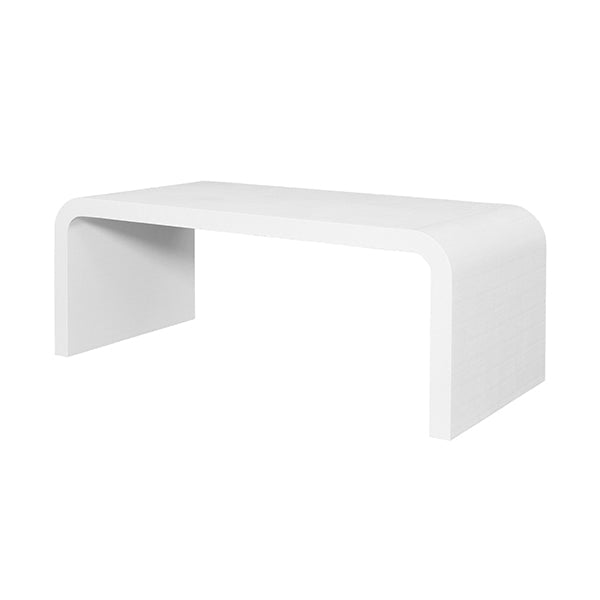 Newbury Coffee Table - Textured White Linen