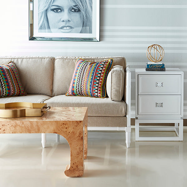 Nicola Coffee Table - Burl Wood