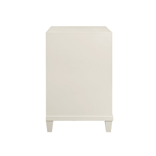 Novalie Side Table Provincial Antique White Lacquer