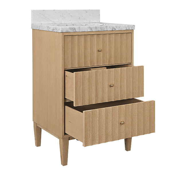 Odin Bath Vanity 24" Cerused Oak