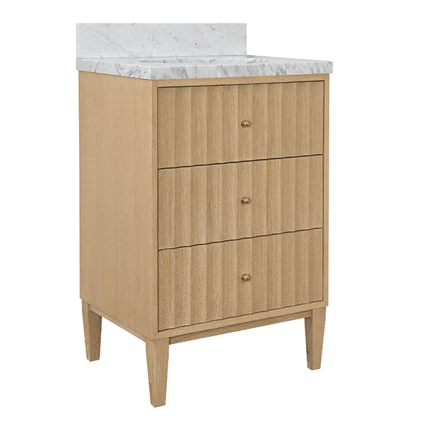 Odin Bath Vanity 24" Cerused Oak