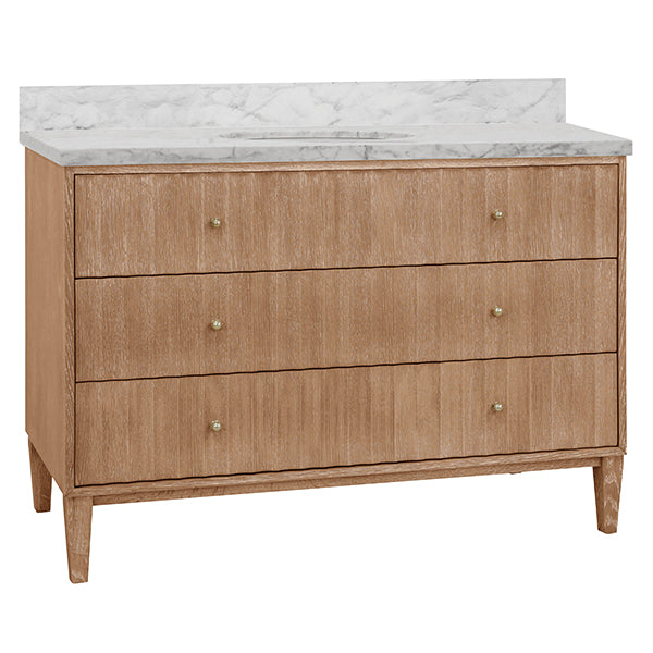 Odin Bath Vanity 48" Cerused Oak