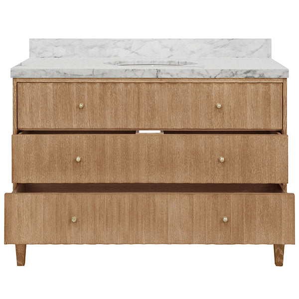 Odin Bath Vanity 48" Cerused Oak