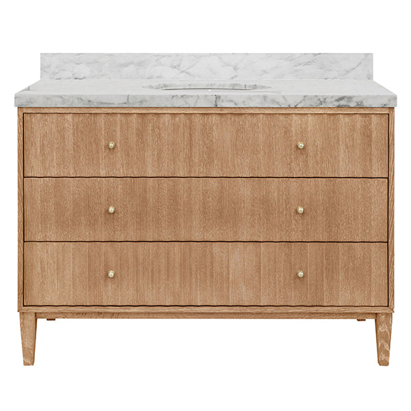Odin Bath Vanity 48" Cerused Oak